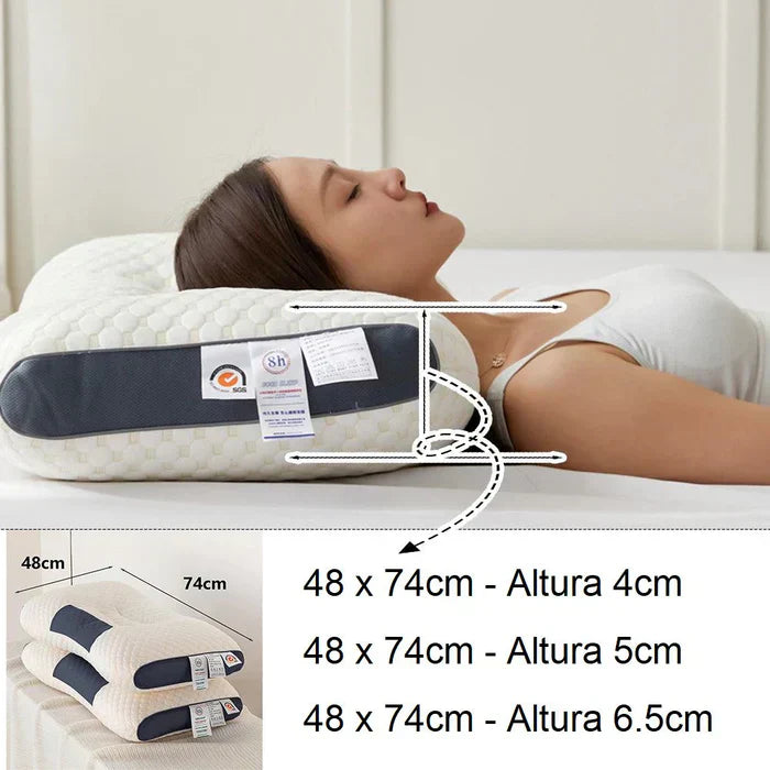 2X Almohada Ortopédica Cervical - Comfort Max™