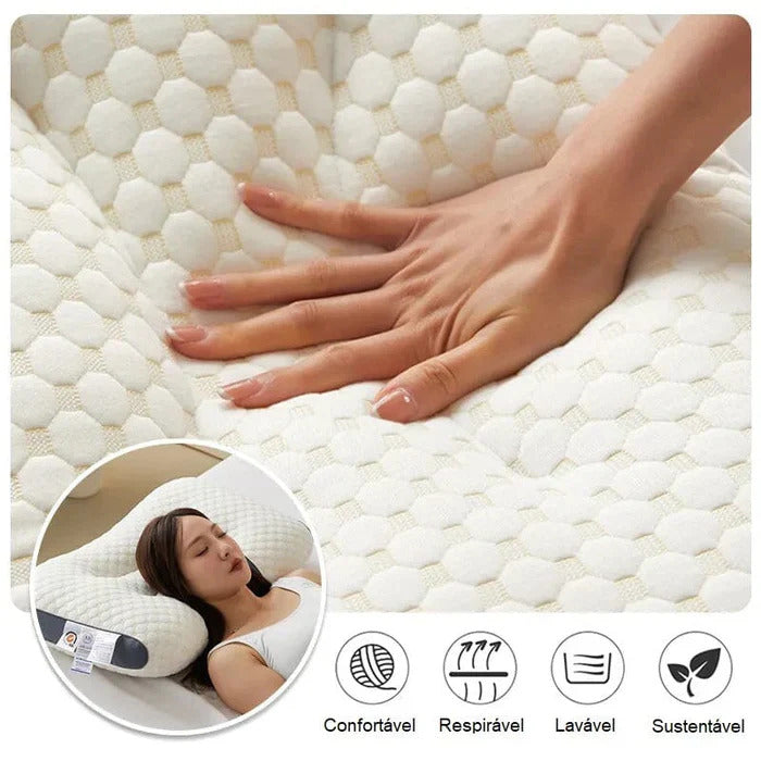 4X Almohada Ortopédica Cervical - Comfort Max™