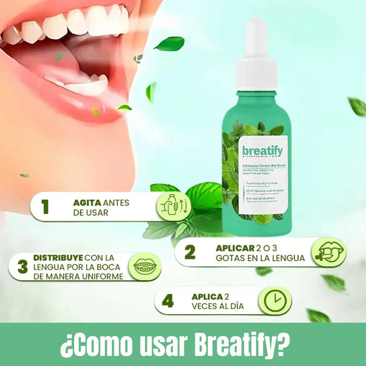 "BREATIFY" GOTAS CONTRA EL MAL ALIENTO
