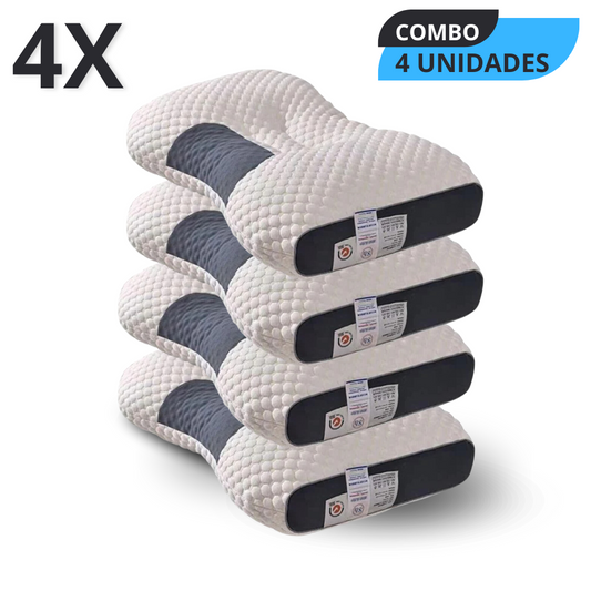 4X Almohada Ortopédica Cervical - Comfort Max™