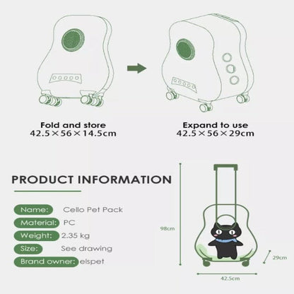 MALETA DE TRANSPORTE PARA MASCOTAS